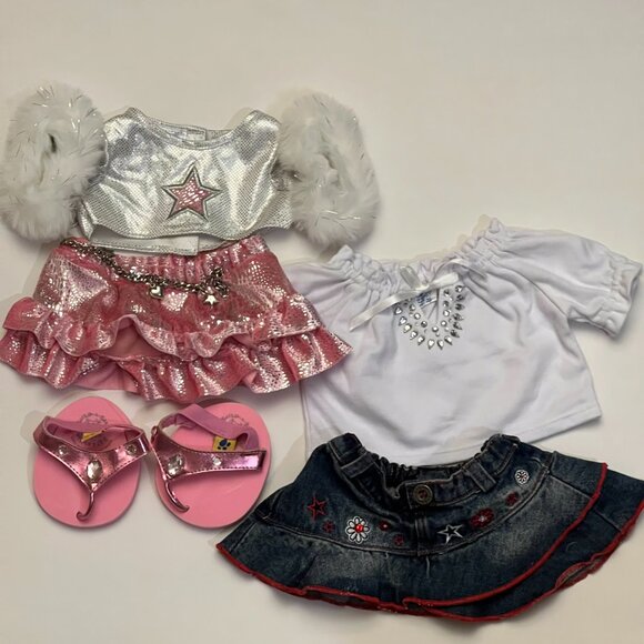 Build-A-Bear Clothes and Shoes Bundle Y2K - Picture 1 of 8
